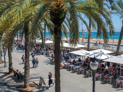 Rambla de Badalona.