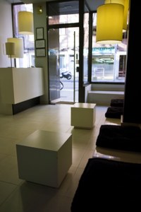 Recepció de l'Hostal Badaloní