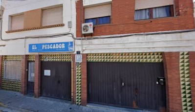 Exterior Hostal El Pescador.