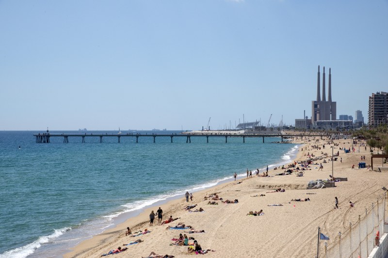 Platja de l'Estació. Foto: J.Domingo