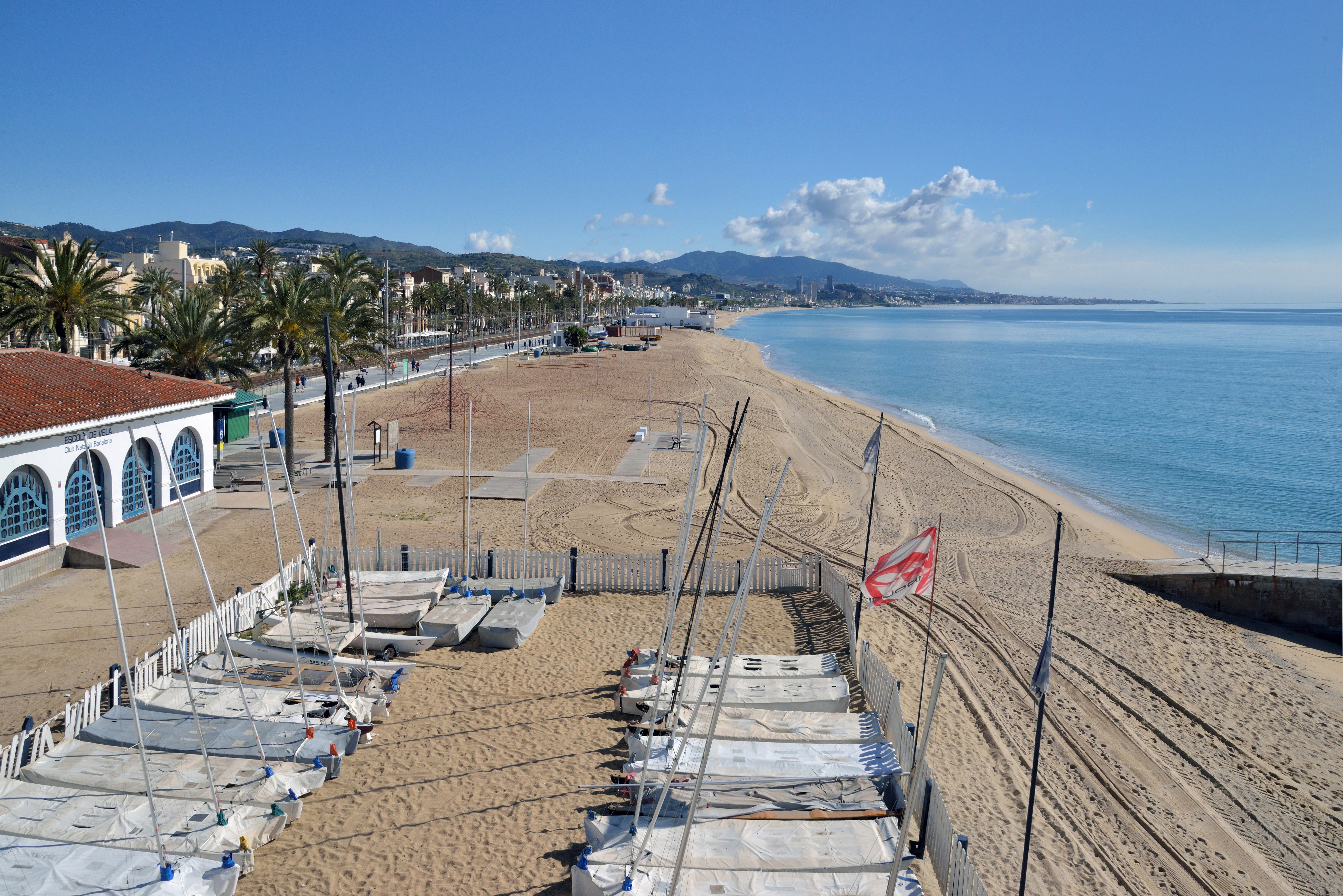 Platja dels Patins de Vela. Foto: J.Domingo