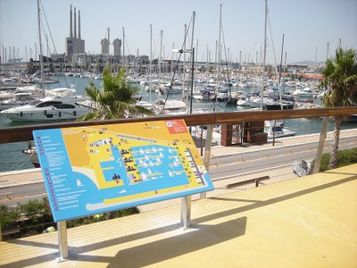 Port des de passarel.la.