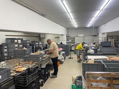 El Museu que no es veu. El Laboratori d’arqueologia, un espai amagat del Museu.