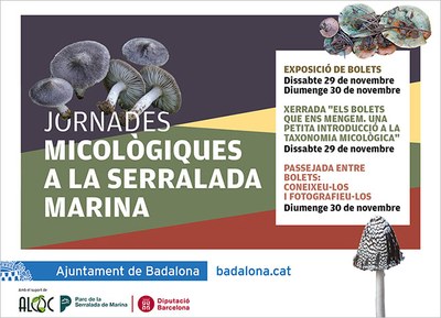 <bound method DexterityContent.Title of <Event at /fs-badalona/badalona/ca/serveis-ajuntament/turisme/que-fer-i-que-veure/esdeveniments/jornades-micologiques-a-la-serralada-de-marina>>.