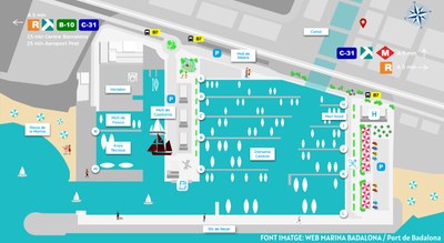 Mapa directori Port Badalona.