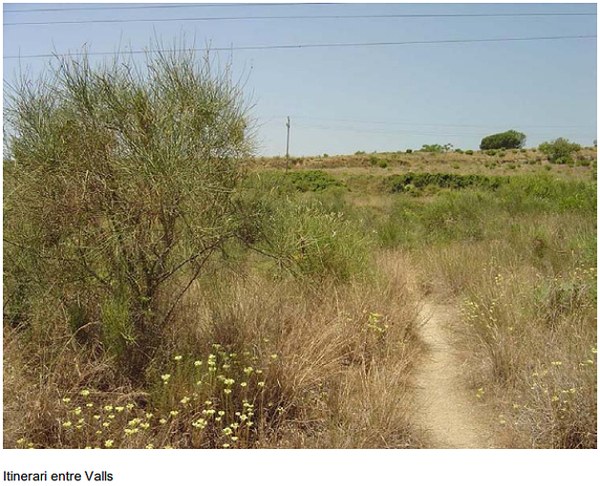 Itinerari entre valls