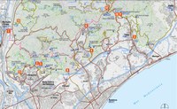 Mapa rutes parc Serralada Marina