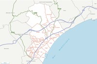 Mapa dels barris de Badalona