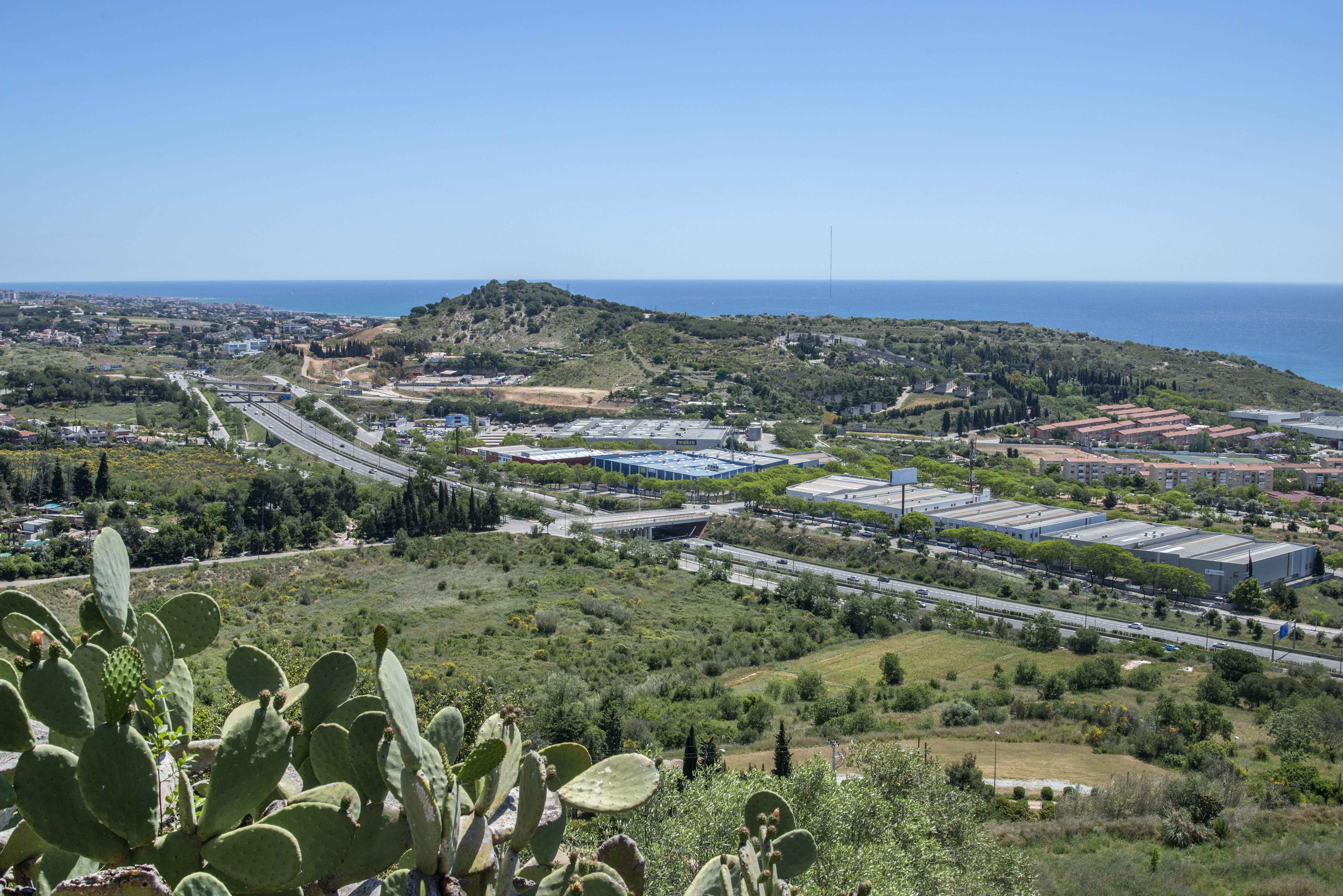 Panoràmica. Turó d'en Boscà. Foto: J.Domingo