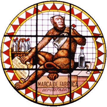 Vitrall logo Anís del Mono Vitrall logo Anís del Mono