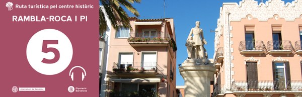 Rambla / Estàtua de Roca i Pi
