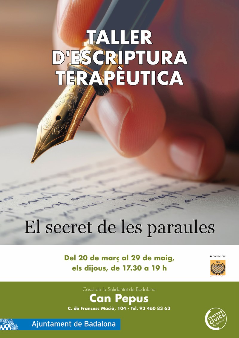 Taller d'Escritura Terapèutica