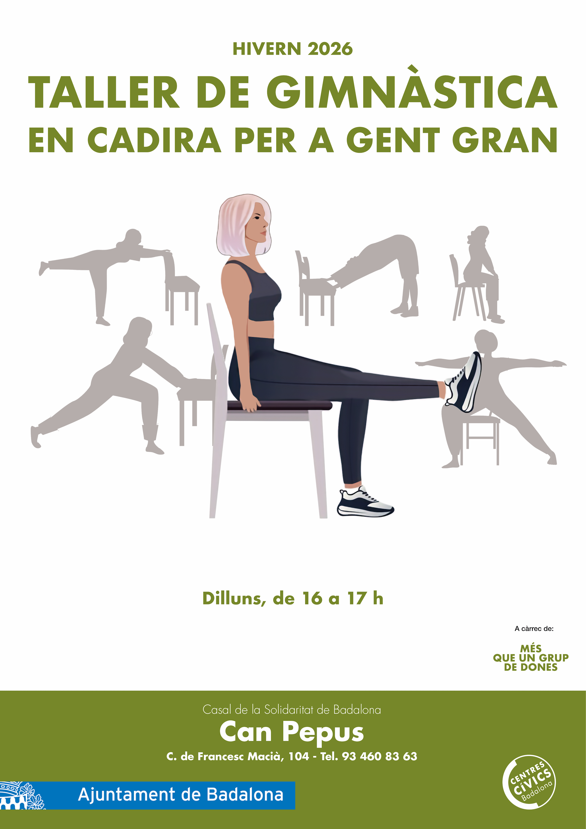 Taller de Gimnàstica en Cadira per a Gent Gran