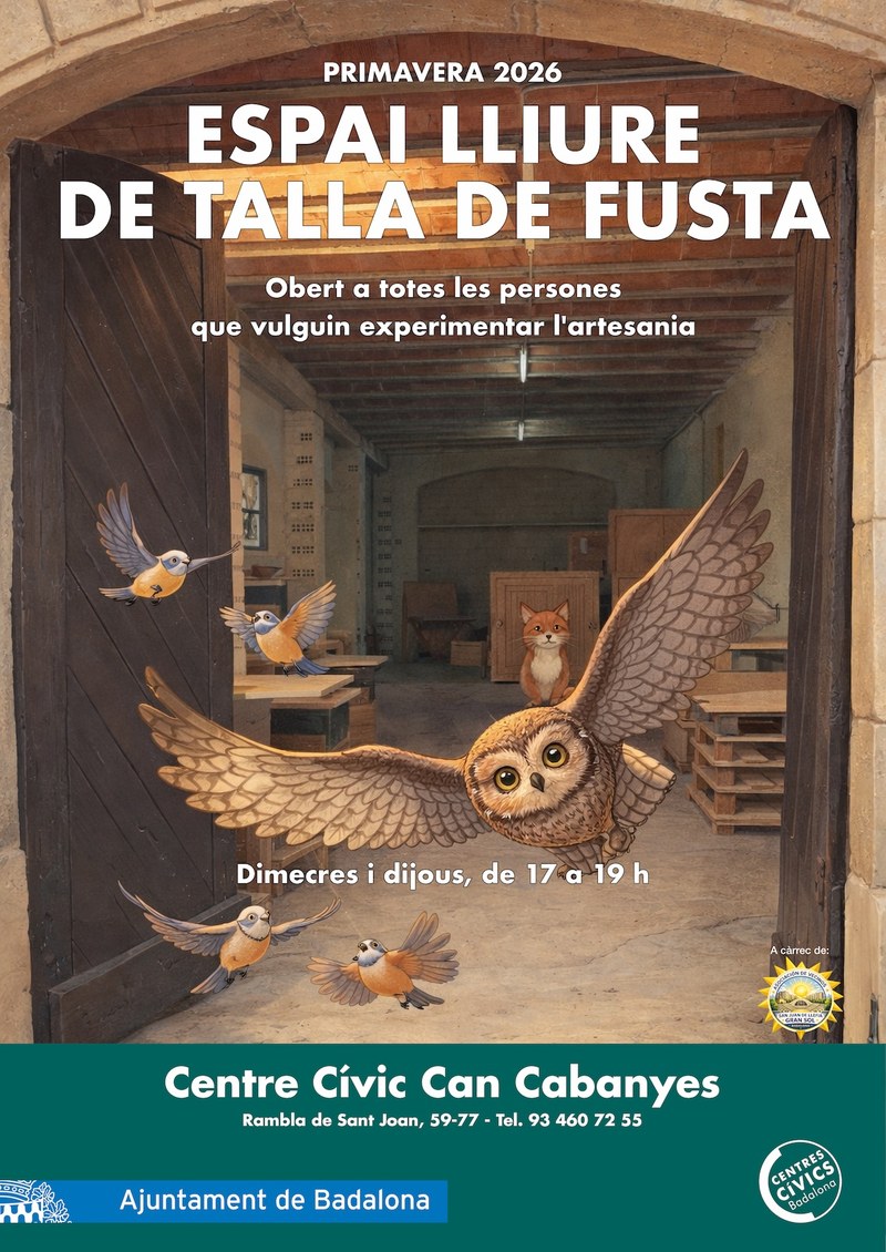 Espai lliure de talla de fusta