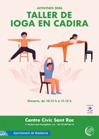 Taller de ioga en cadira