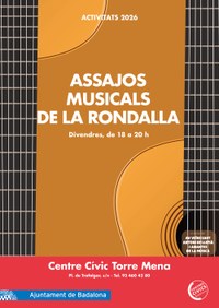 Assajos musicals de la Rondalla